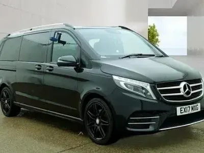 Used Mercedes V220 AMG line 2017 Black MPV