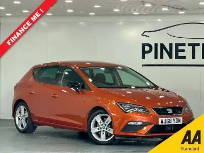 Usado Seat Leon FR 190 HP (139 kW) 2018 Laranja Citadino