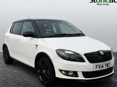 Used Skoda Fabia Monte Carlo 105 HP (77 kW) 2014 White Hatchback