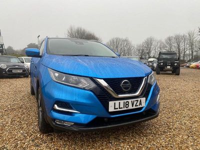 Blue Used 2018 Nissan Qashqai N-Connecta SUV | £10,495 (Fair price)