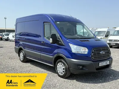 Used Ford Transit 130 HP (95 kW) 2017 Blue Van