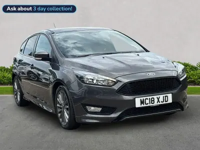 Used Ford Focus ST-Line 120 HP (88 kW) 2018 Black Hatchback