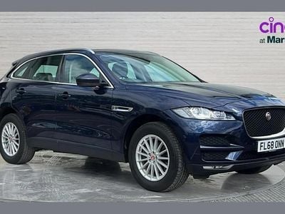 Begagnad Jaguar F-Pace Portfolio 240 HK (176 kW) 2018 Blå SUV