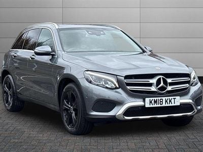 Used Mercedes GLC220 Premium Plus 170 HP (125 kW) 2018 Obsidian black Estate