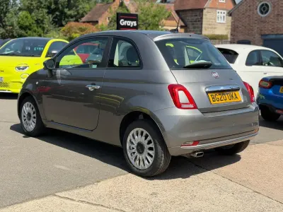 Used Fiat 500 Lounge 69 HP (50 kW) 2020 Grey Hatchback