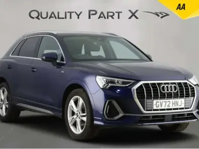 Used Audi Q3 S-Line 150 HP (110 kW) 2022 Blue SUV