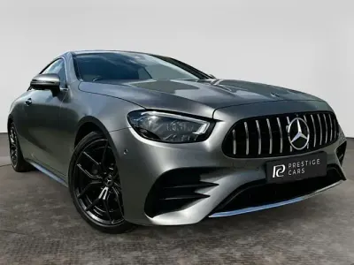 Used Mercedes E300 AMG Line Premium 258 HP (189 kW) 2021 Grey Coupe