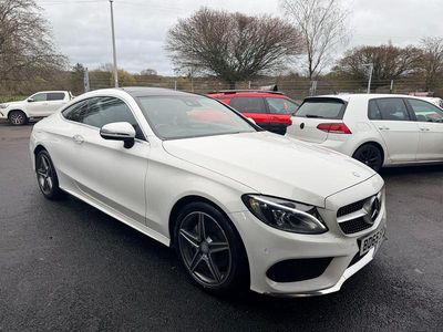 White Used 2016 Mercedes C200 AMG Line Premium Plus Coupe | £14,895 (Fair price)
