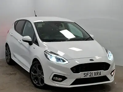 Used Ford Fiesta ST-Line 125 HP (91 kW) 2021 White Hatchback