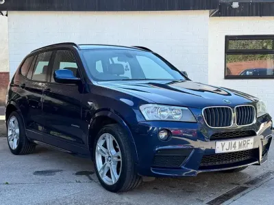 Used BMW X3 M Sport 181 HP (133 kW) 2014 Blue SUV
