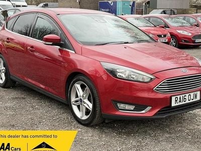 Used Ford Focus Titanium 2016 Red Hatchback
