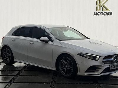 Used Mercedes A250 AMG Line Premium 224 HP (164 kW) 2018 White Hatchback