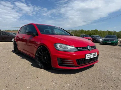 Used VW Golf VII GTD 150 HP (110 kW) 2013 Red Hatchback