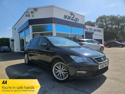 Used Seat Leon SE Dynamic 110 HP (80 kW) 2018 Black Hatchback