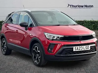 Used Vauxhall Crossland Ultimate 130 HP (95 kW) 2023 Red SUV