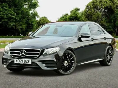 Used Mercedes E220 AMG line 2019 Black Sedan