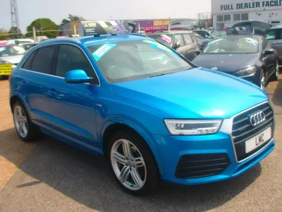 Used Audi Q3 S-line plus 150 HP (110 kW) 2015 Blue SUV