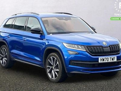 Usado Skoda Kodiaq SportLine 150 HP (110 kW) 2020 Azul SUV