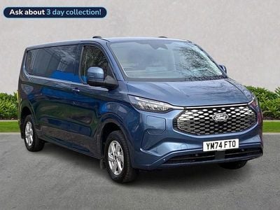 Used Ford E-Transit Limited 100 kW (136 HP) 2024 Blue Van