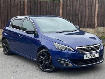 Used Peugeot 308 GT-line 150 HP (110 kW) 2015 Blue Hatchback