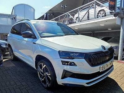 Used Skoda Karoq SportLine 150 HP (110 kW) 2024 White SUV