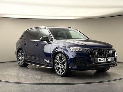 Used Audi Q7 Comfort 2021 Navarra blue metallic/navarra blue metallic SUV