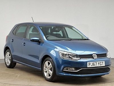 Used VW Polo Edition 90 HP (66 kW) 2017 Blue Hatchback