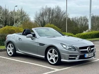 Usado Mercedes SLK200 AMG 184 HP (135 kW) 2014 Prateado Cabrios