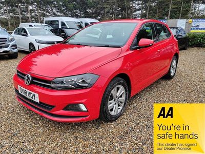 Used VW Polo SE 95 HP (69 kW) 2018 Red Hatchback
