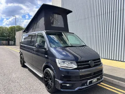 Used VW T6 Highline 201 HP (147 kW) 2018 Blue Van