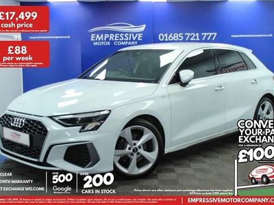 Used Audi A3 S-Line 2021 White Sedan
