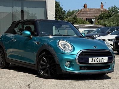 Used Mini Cooper D Cabriolet 116 HP (85 kW) 2016 Turquoise Cabriolet