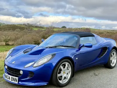 Used Lotus Elise 192 HP (141 kW) 2004 Blue Cabriolet