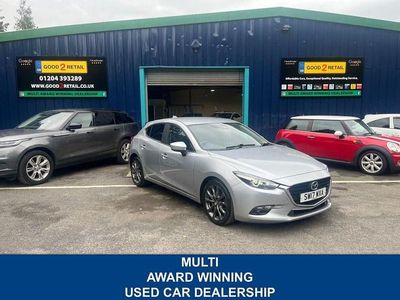 Silver Used 2017 Mazda 3 Inclusive Hatchback | £7,495 (Fair price)