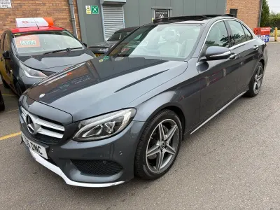 Used Mercedes C220 AMG Line Premium 170 HP (125 kW) 2014 Grey Sedan