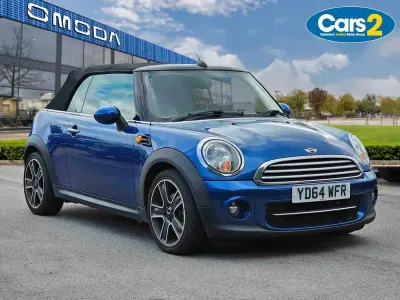 Used Mini Cooper D Cabriolet 2014 Blue Cabriolet