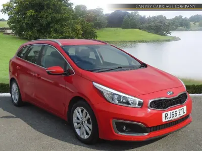 Used Kia Ceed Sportswagon 136 HP (100 kW) 2017 Red Estate