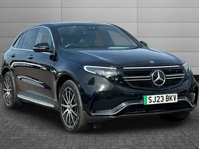 Used Mercedes EQC400 AMG line 300 kW (408 HP) 2023 Black SUV