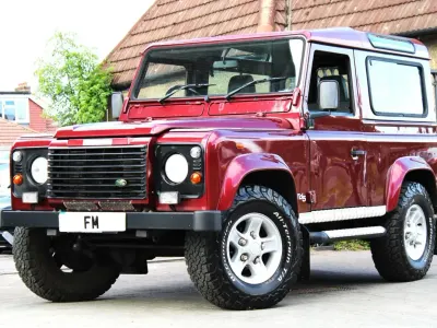 Second-hand Land Rover Defender 2003 Roșu Break