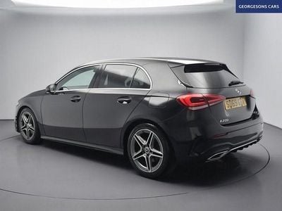 Used Mercedes A200 AMG line 163 HP (119 kW) 2019 Black Hatchback