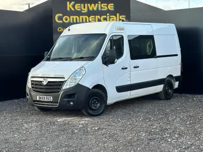 Second-hand Vauxhall Movano 130 CP (95 kW) 2019 Alb Monovolum