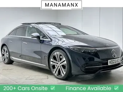 Used Mercedes EQS450+ Exclusive Luxury 244 kW (333 HP) 2023 Blue Sedan