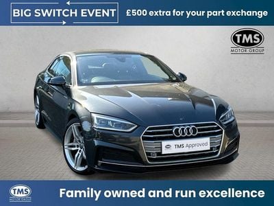 Used Audi A5 S-Line 190 HP (139 kW) 2019 Grey Coupe