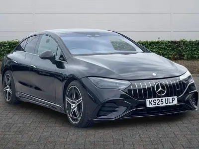 Used Mercedes EQE AMG 53 Night 459 kW (625 HP) 2025 Metallic paintwork obsidian black Sedan