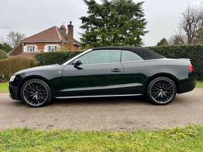 Used Audi A5 Cabriolet S-Line 2015 Black Cabriolet