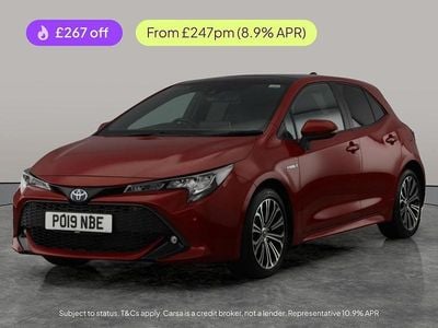 Used Toyota Corolla Design 122 HP (89 kW) 2019 Red Hatchback