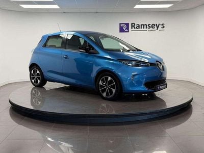 Used Renault Zoe Dynamique 67 kW (92 HP) 2018 Blue Hatchback