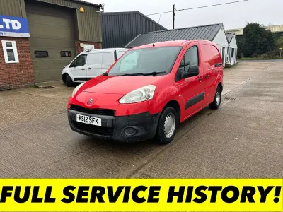 Used Peugeot Partner S 75 HP (55 kW) 2012 Red MPV