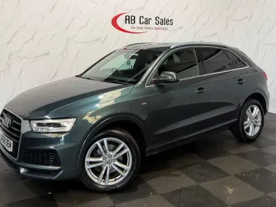 Used Audi Q3 S-Line 150 HP (110 kW) 2018 Green SUV