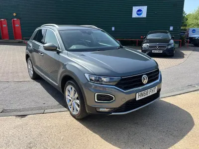 Used VW T-Roc SEL 115 HP (84 kW) 2018 Grey SUV
